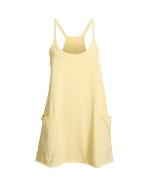 Free People Fp Movement Hot Shot Racerback Tank Minidress - Yellow