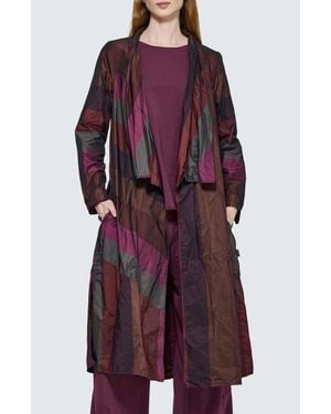 Luukaa Rosa Asymmetrical Duster - Red