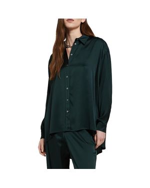 Ottod'Ame Viscose Palazzo Pants - Green