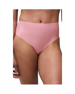 Chantelle Defi High Cut Briefs - Pink