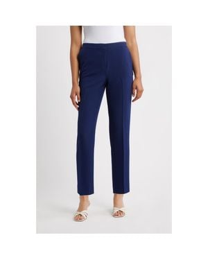 Kasper Straight Leg Pants - Blue
