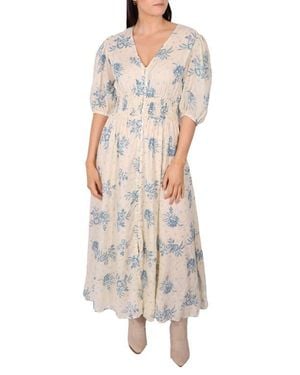 Talisman the Label Halo Smocked Waist Maxi Dress - Multicolor
