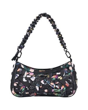 Desigual Faux Leather Crossbody Bag - Gray