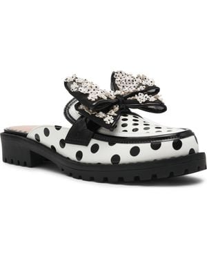Betsey Johnson Evaline Lug Sole Mule - Black