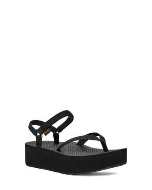 Teva Slim Flatform Sandal - Black