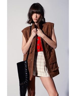 Walter Baker Renata Suede Vest - Red