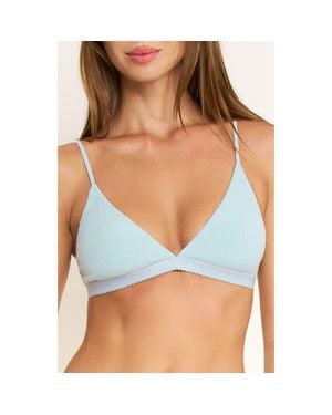 Honeydew Intimates Emma Rib Bralette - Blue