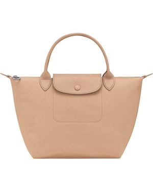 Longchamp Small Le Pliage One Top Handle Bag - Natural