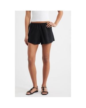 Doen Loren Linen Shorts - Black
