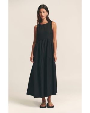 ST MRLO Remi Tiered Dress - Blue
