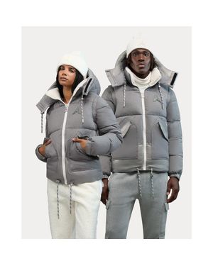 Alpenhaus Megeve- W 2-In-1 Relaxed Fit Puffer - Gray