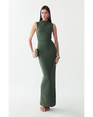 BWLDR Lana Maxi Dress - Green