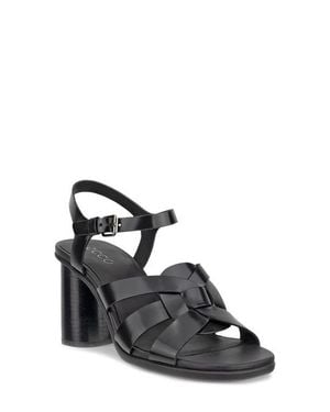 Ecco Sculpted Alba Block Heel Sandal - Black