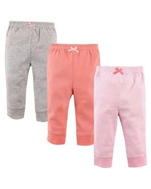 Luvable Friends Durable Soft Cotton Pants - Pink