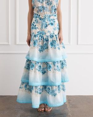 Aqua Blu Australia Celeste Maxi Skirt - Blue