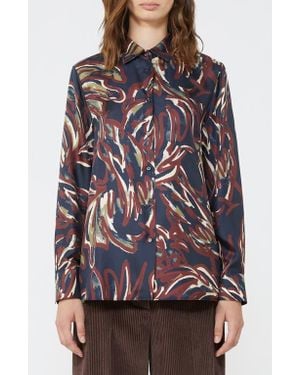 Weekend by Maxmara Rive Print Shirt - Red