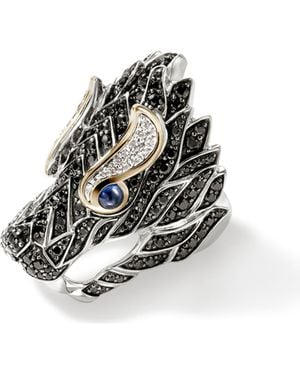 John Hardy Naga Sapphire Ring - Black