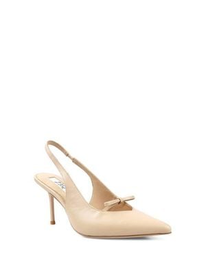 Zigi Bombay Slingback Pointed Toe Pump - Natural