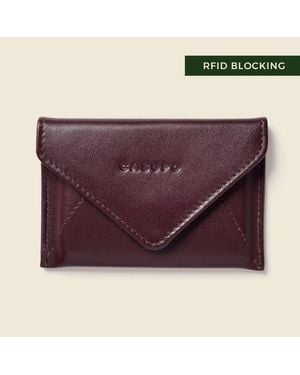 Casupo Mini Envelope Wallet With Rfid Protection - Purple