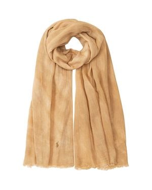 Polo Ralph Lauren Salt Wash Scarf - Natural