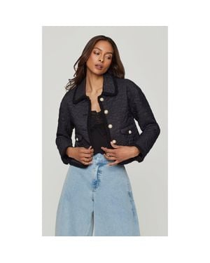 Generation Love Fabiana Quilted Jacket - Blue