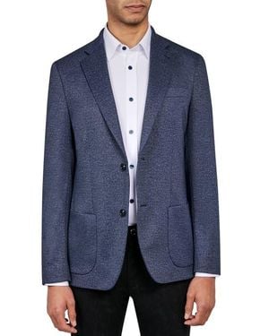 W.r.k. Slim Fit Textured Stretch Knit Sportcoat - Blue