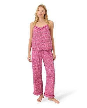 Pact Organic Cotton Breezy Sleep Cami - Pink