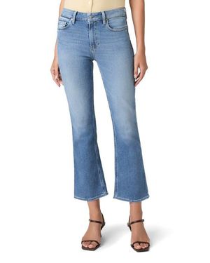 PAIGE Mason High Waist Crop Bootcut Jeans - Blue