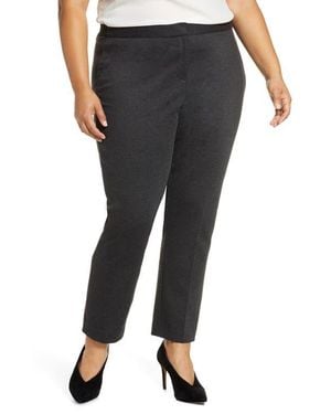 Vince Camuto High Rise Ankle Skinny Ponte Pants - Black