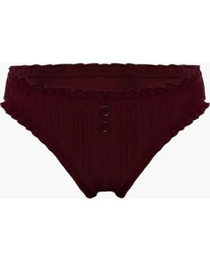 Oddli Bloomer Bikini Bottom - Red