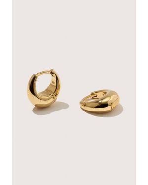 Otiumberg 14Kt Vermeil Mini Graduated Hoop Earrings - Natural