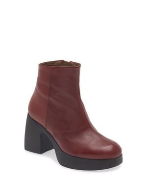 Wonders Lightweight Fashion Suede Boot - Purple