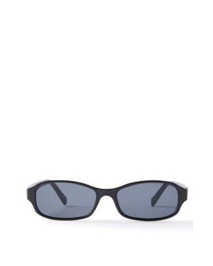 Cotton On Jamie Slim Wrap Around Sunglasses - Blue