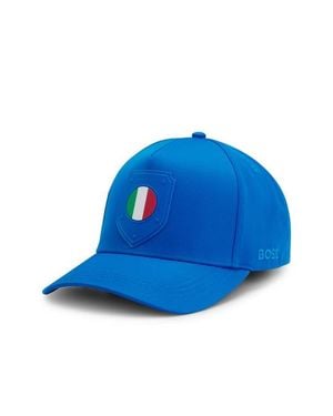 BOSS Poulin Lux Flag Patch Adjustable Baseball Cap - Blue