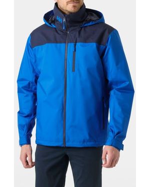 Helly Hansen Crew 2.0 Hooded Waterproof Midlayer Sailing Jacket - Blue