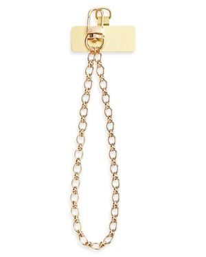 Chelsea28 Chain Link Phone Wrist Strap - White