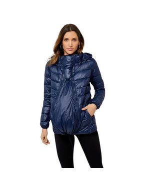 Modern Eternity Maternity Modern Eternity Lola 5-In-1 Down Maternity Jacket - Blue