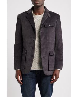 Schott Nyc Weekend Corduroy Blazer - Black