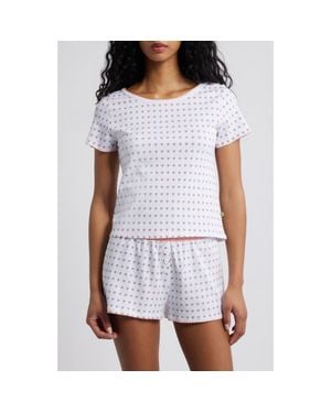 Cozyland Suzie Pima Cotton Pajamas - White