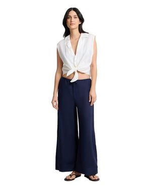 Onia Tie Front Shirt - Blue