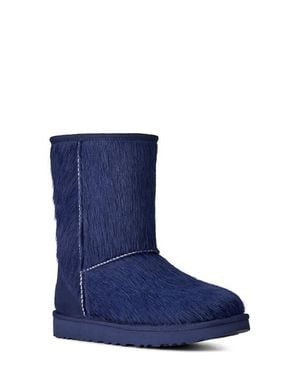 UGG Classic Short Genuine Calf Hair Boot - Blue