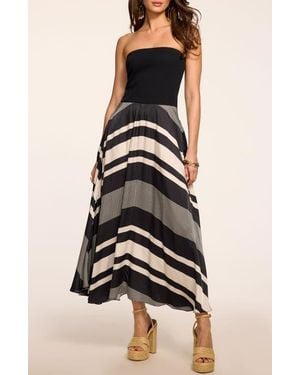 Ramy Brook Oakley Mixed Media Strapless Dress - Multicolor