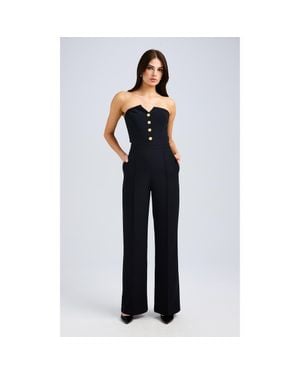 Generation Love Camilo Crepe Jumpsuit - Blue