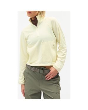 Halfdays Rebecca Half-Zip Fleece Pullover - Natural