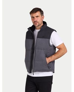 Raging Bull Two Tone Zip Neck Gilet - Blue
