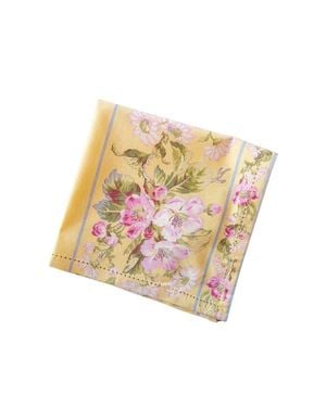 Modern Prairie Apple Blossom Luncheon Napkins, Set Of 4 - Pink