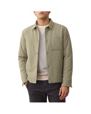 Marine Layer Insulated Water Resistant Travel Jacket - Green