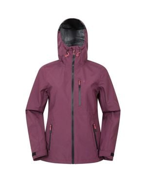 Mountain Warehouse Bachill 3 Layer Waterproof Jacket - Purple