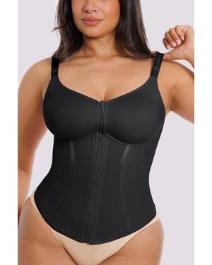 Shapellx Tummy Control Corset Shaping Top - Black