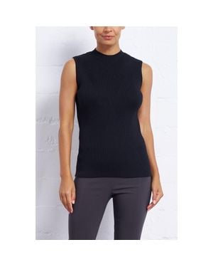 Franne Golde Modern Rib Shell - Blue